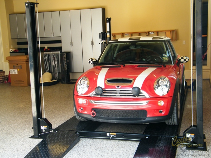 Garage Car Lifts Installed By Custom Garage Works In Fort Worth, TX