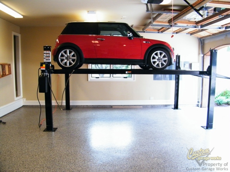 Garage Car Lifts Installed By Custom Garage Works In Fort Worth, TX