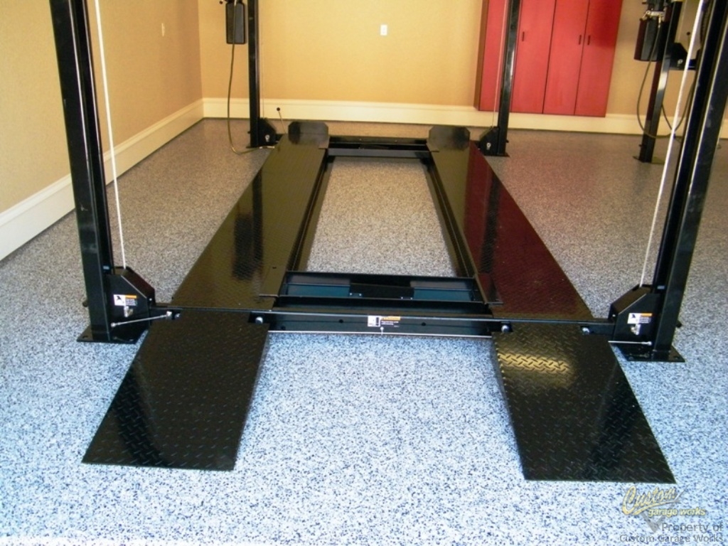 Garage Car Lifts Installed By Custom Garage Works In Fort Worth Tx