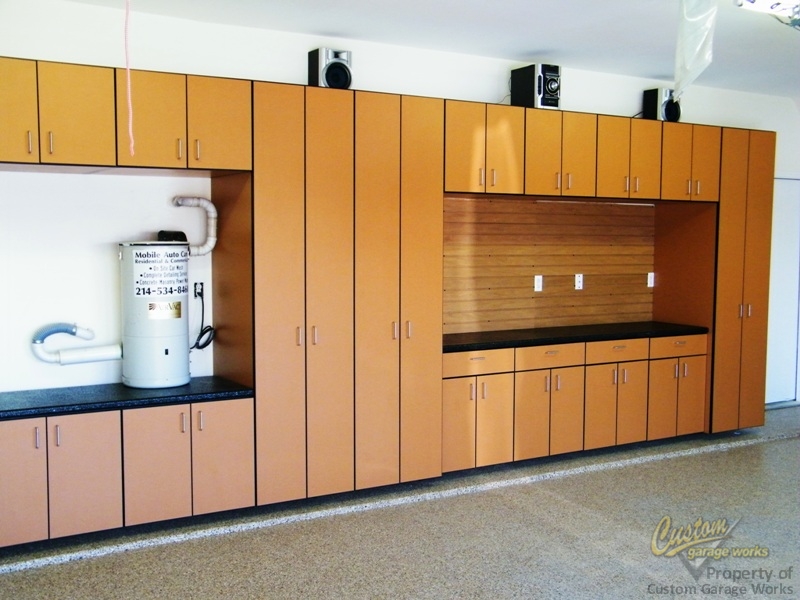 Completed Garage By Custom Garage Works In Dallas, TX