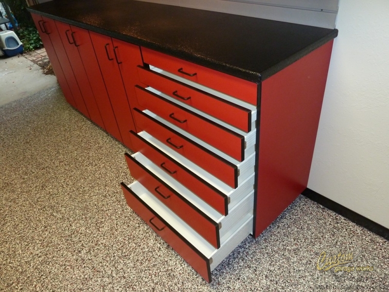 Completed Garage By Custom Garage Works In Dallas, TX