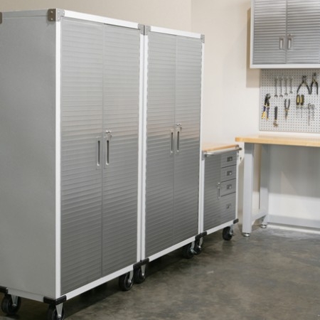 Custom Built Cabinets for Garage Storage