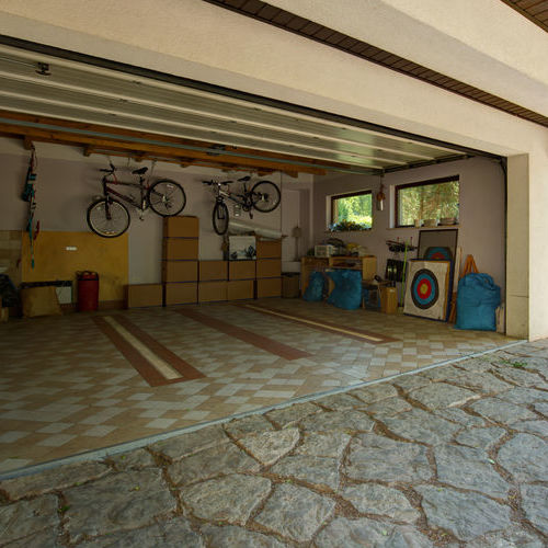 Garage With Some Garage Storage Solutions